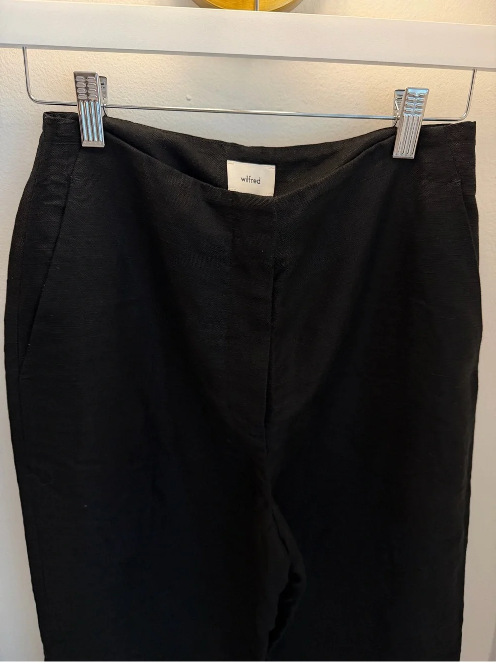 Wilfred Black Effortless Pants | Linen Pants size 4